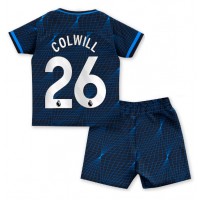 Camiseta Chelsea Levi Colwill #26 Segunda Equipación Replica 2023-24 para niños mangas cortas (+ Pantalones cortos)